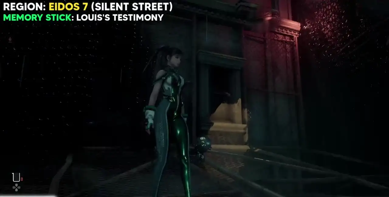 Stellar Blade all memory stick locations route screenshot