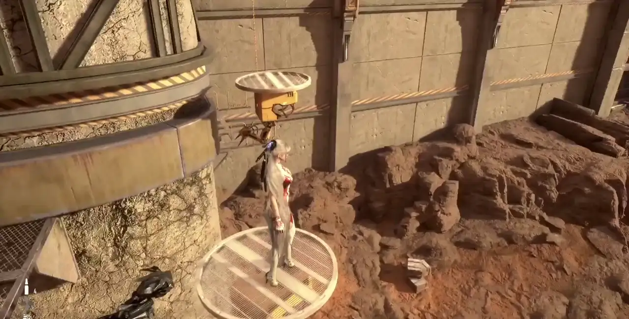 Stellar Blade Matrix 11 and Great Desert nano suit route screenshot