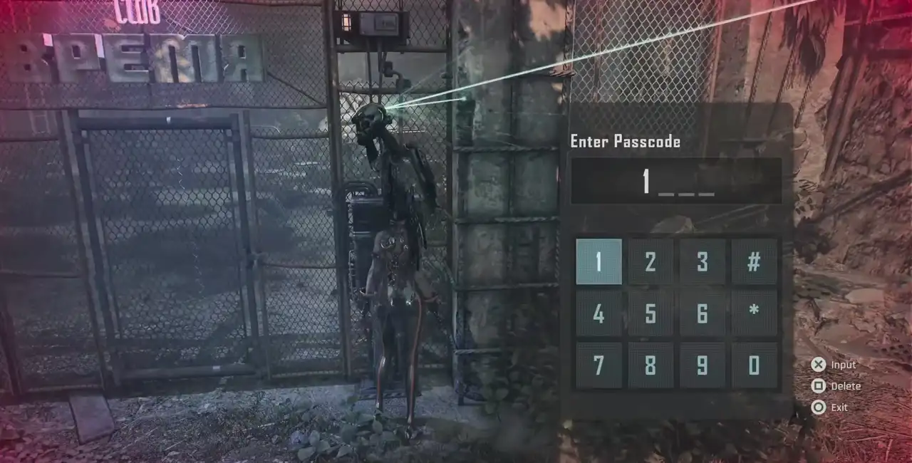 Stellar Blade Clock Tower 1225 keypad screenshot